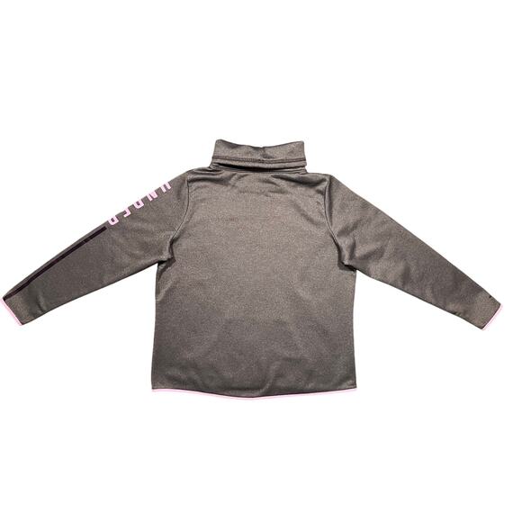 Under Armour ColdGear Storm Gray Purple Cowl Neck Pullover Sweatshirt Womens XXL - Picture 4 of 7